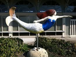 Pin By Linda Mosbach On Norfolk Virginia Mermaid Statues Norfolk Mermaid