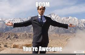 Create/edit gifs, make reaction gifs. Meme Boom You Re Awesome All Templates Meme Arsenal Com