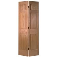 Masonite Classics Solid Core Oak Bi Fold Closet Interior Door With Hardware Common 24 In X 80 In Actual Oak Bifold Doors Bifold Door Hardware Bifold Doors