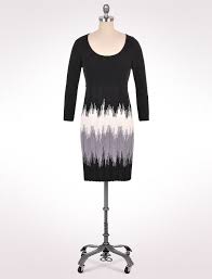 We Love This Sweater Dress From Dressbarn That You Can Dress Up Or Down Depending On The Situation 56 Nos Encanta Es Applique Dress Fashion Womens Dresses