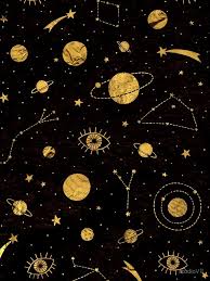 Aesthetic Pattern Black And Yellow Background Aesthetic Cosmos Black Gold Iphone Case By Studiovii In 2020 Iphone Wallpaper Yellow Wallpaper Iphone Boho Gold Wallpaper Iphone