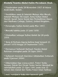 Velg blant mange lignende scener. Biodata Sultan Abdul Halim Pptx