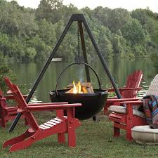 Cowboy Cauldron Steel Fire Pit And Grill In 2021 Outdoor Fire Pit Backyard Fire Fire Pit Bbq