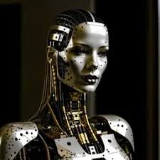 Head: The robotic head of Samuel Hayd..."