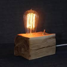 handgemaakte houten lamp edison lamp bed lamp houten lamp houten bureaulamp handgemaakte lamp natuurlijke lamp perfecte cadeau wooden lamp lamp bedside lamps wood