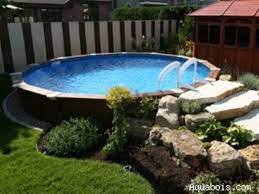 Inspiration Beautiful Above Ground Pools Above Ground Pool Landscaping Pool Landscaping Backyard Pool
