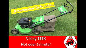 Hier finden sie die ersatzteilzeichnung für viking rasenmäher. Rasenmaher Lauft Nicht Motorschaden Viking 536k Fehlerdiagnose Reparatur Und Test Youtube