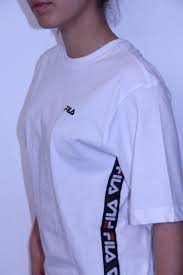 Shop tillys for all things fila! Fila Tee Shirt Femme A Bandes White Sport Aventure