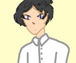 40 trendy drawing eyes boy anime #drawing. Anime Guy With Dark Grey Hair Blue Eyes Drawception