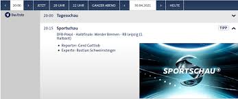 Alle 32 begegnungen der 1. Werder Bremen Rb Leipzig Dfb Pokal Von Uberall Im Free Tv Streamen