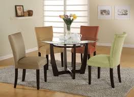 Signature Design By Ashley Charrell Medium Brown Round Dining Room Table Reviews Goedekers Com Round Dining Room Round Dining Table Contemporary Dining Room Sets