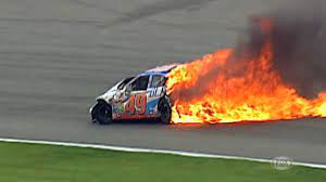 Petty hit the retaining wall with his plymouth roadrunner and proceeded to roll and flip multiple times. Top 5 Nascar Wrecks At Pocono All Time