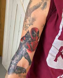 Little deadpool tattoo | best tattoo ideas gallery. Updated 30 Deadpool Tattoos With Attitude November 2020