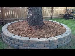 The bench is the perfect finishing touch as well as a place in the shade to sit and meditate. Diy Yard Decor Stone Border For Your Tree Step By Step Made Simple Series 2 Youtube
