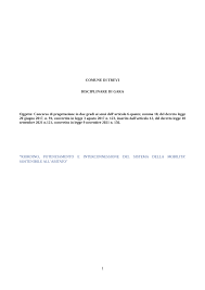 COMUNE DI TREVI DISCIPLINARE DI GARA Oggetto: Concorso di ...