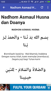 Teks nadhom asmaul husna latin arab dan terjemah indonesia yang berjumlah 99 nama asma allah. Asmaul Husna Pour Android Telechargez L Apk