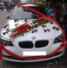 Red Car Decoration For Wedding Photography Wedding Car Decorations Car Decor Wedding Car