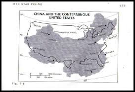 The true size map shows countries as many travelers would say they are meant to be seen: Overlay Map Of China And Usa Showing Relative Size Understanding China