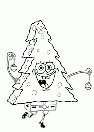 Spongebob Coloring Pages For Kids Xmas Tree Spongebob Coloring Grinch Coloring Pages Spongebob Christmas