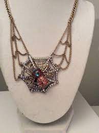 55 Betsey Johnson Spider Lux Collection Spider Web Frontal Bss 13 Betsey Betsey Johnson Jewelry