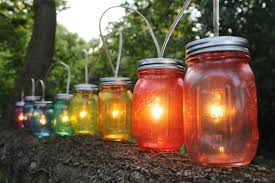 Yes paint the mason jar with frost paint and install the solar powered batteries to the mason jar and they are ready to light up your summer fun nights in an adorable and cute way. 10 Ideas For Outdoor Mason Jar Lights To Add A Romantic Glow To Your Patio Garden Lovers Club