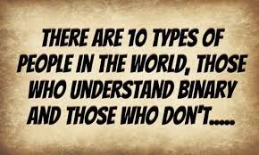 There Are Two Types Of People In This World Binary There Are 10 Types Of People In The World Those Who Understand Binary And Those Who Don T Funny Math Quotes Types Of People Math Quotes