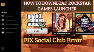 But if the prevailing technical reasons, you need to download the latest version of rockstar games social club, link to it posted below. How To Install Rockstar Games Launcher Download Gta 5 Gta4 Fix Social Club Not Found 2020 Youtube