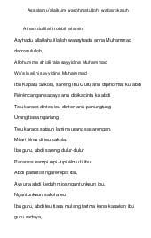 Pada umumnya, komunikasi dilakukan secara lisan atau verbal yang dapat dimengerti oleh kedua belah pihak. Contoh Panutup Biantara Cara Golden