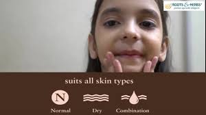 roots and herbs Vegan No Paraben Wheatgerm Luxuriate Kid's After Shower Oil  100 ml