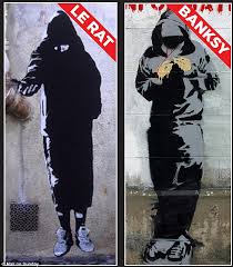 The video of banksy's rats in the underground quickly went viral, generating 3 million views on instagram in a less than a day. Banquesy The Frenchman Known As Blek Le Rat Accusing Banky Of Stealing His Guerilla Art Style Daily Mail Online