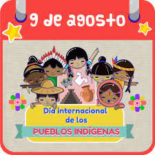 Dia internacional de los pueblos indigenas animado. Dibujo Pueblos Indigenas