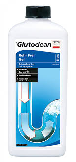 Can be used on fiberglass, cultured marble, acrylic, ceramic, chrome, stainless steel, porcelain and plastic laminate surfaces. Glutoclean Drain Cleaner Gel 1 L