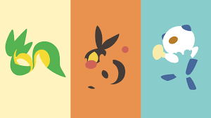 1920x1080 oc minimalist pokemon wallpaper! Gen V Starters Minimalist Wallpaper By Krukmeister On Deviantart Minimalist Wallpaper Wallpaper Pokemon