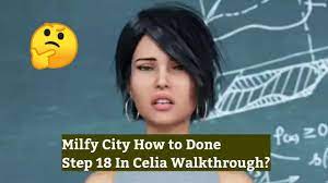 How to Solve Step 18 in Celia Walkthrough ! Milfy City Android Gameplay -  YouTube