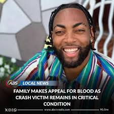 26 year old Mikhail Simmons remains in critical condition in hospital,  following a horrific crash along Sir George Walter Highway Friday night.  Simmons, who is from St Claire Heights, was driving his