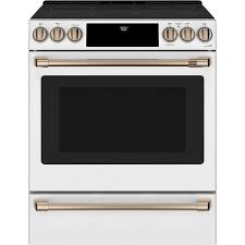 Cuisiniere Encastrable Electrique De 30 Po Avec Tiroir Chauffant Cces700p4mw2 Cafe Jc