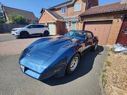 Image result for Dark Blue 1981 Corvette