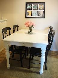 Two Girls Being Crafty Table And Chairs Revamped Refurbished Kitchen Tables Refurbished Table Interior Decorating Dining Room