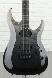 Black And White Ebony Fretboard Schecter C 1 Fr S Sls Elite With Ebony Fretboard Black Fade Burst Reverb Schecter Schecter Guitars Fade To Black