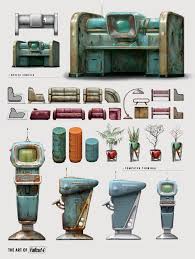 4c8e6a33406bb02b571b42ffcb03f97b Jpg 1536 2044 Retro Futuriste Payasage Decor Theatre