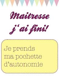 Maitresse J Ai Fini Autonomie Ce1 Autonomie Ce2 Organisation De La Salle De Classe
