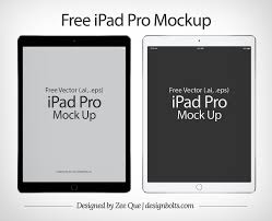 Free Vector Apple Ipad Mini 4 Air 2 Pro Mock Up In Ai Eps Format Apple Ipad Mini Vector Free Free Ipad