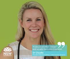 A hero in the stands: Dr. Claudia's life-saving actions On Saturday, one of  our incredible doctors, Claudia, leaped into action and saved the life of a  spectator who was in cardiac arrest