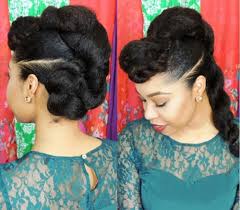 The red color will make you so different with no redundant modifications. 50 Cute Updos For Natural Hair