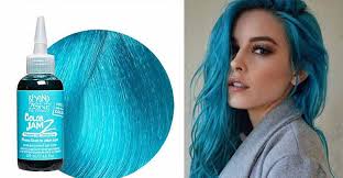 Hair dye is a pigmented solution applied to hair to change its color. Turquoise Teal Color Hair Dye Novocom Top