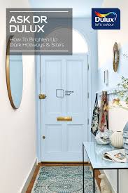 I wrote an article about what you can do with the space under the stairs, and this idea is very similar to that. Coastal Decor Dark Hallway Brighten Dark Hallway Narrow Hallway Decorating