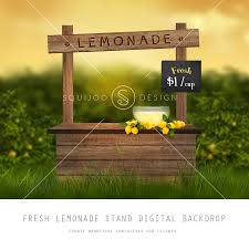 Search more hd transparent desing image on kindpng. Fresh Lemonade Stand Digital Backdrop 16 20 Squijoo Com