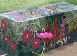 Mosaik Basteln Stein Mosaik Im Garten Mosaikgarten Mosaik Gartenkunst Mosaik