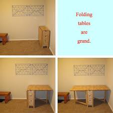 The Folding Table A Small Space Multifunctional Workhorse Table For Small Space Folding Table Folding Furniture
