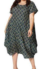 Nouvelle collection robe bijoux simple classique. Robe Boule Femme Grande Taille Imprime Ethnique Chic Irmelin